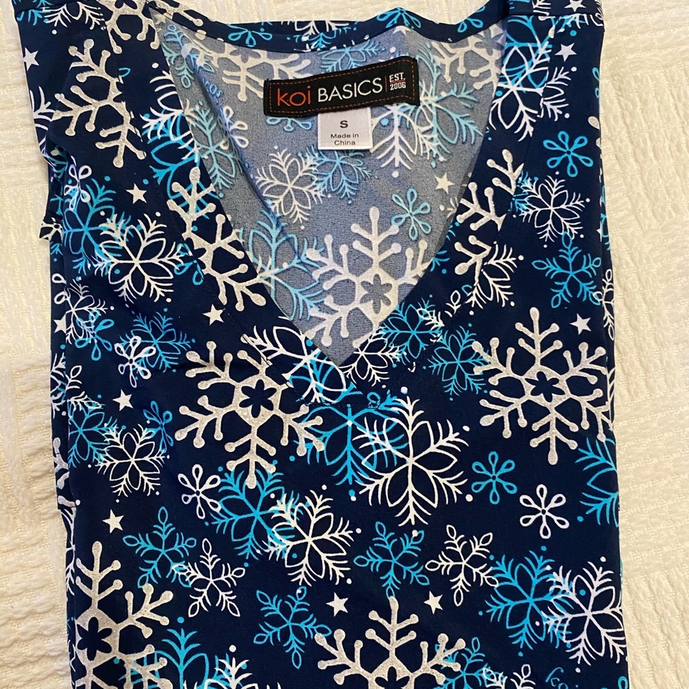 Koi women scrub top